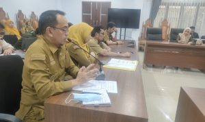 Direktur RSUD Syekh Yusuf Gowa, drg. Hj. Rahmawati Djalil dan Kepala Dinas Kesehatan Gowa Abd Haris Usman