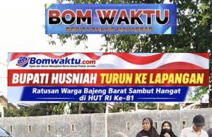 Bupati Gowa, Husniah Ratusan Warga Bajeng Barat Sambut Hangat di HUT RI Ke-81