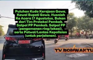 Gowa Maju : Kuda Kerajaan Gowa, Kawal Bupati Gowa Ke Acara 17 Agustus, Bukan Polisi dan Tim Protokol Pemkab, Satpol PP