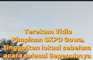 Sekda Gowa dan SKPD Bubar Sebelum Acara Hut RI Ke 81 Berakhir Sepenuhnya