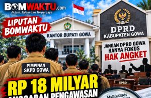 Rp18 Miliar Anggaran Pengawasan 2024 Sejumlah SKPD Gowa Dipertanyakan, Jangan Hanya Fokus pada Hak Angket