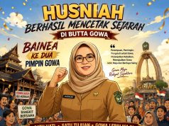 Hj. Husniah Bupati Gowa Ukir Sejarah di Tanah Gowa: Bainea Kedua Memimpin Daerah Ini