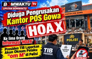 Dituding Jadi Otak Perusakan Kantor Pos Gowa, Pimpinan TIB Angkat Suara dan Tempuh Jalur Hukum
